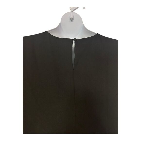 Monroe & Main Shift Desk to Dinner Casual Party Black Crepe Office Funeral Dress - Picture 9 of 12